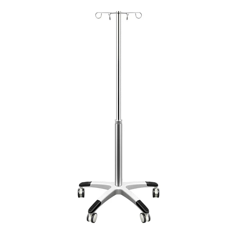 IV Pole Stand — Chrome 4-Hook